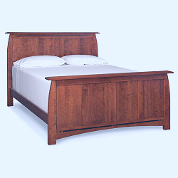 Aspen Panel Bed with Inlay - Express – Simply Amish